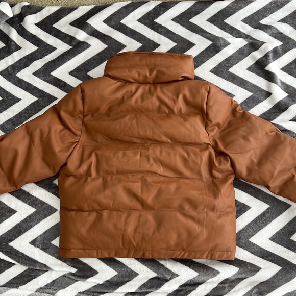 Chelsea DeBoer Puffer Jacket Cognac - Picture 4 of 4